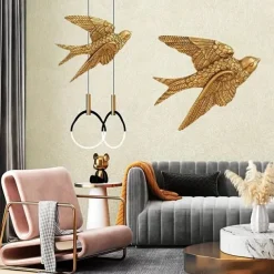 Bird Metal Wall Art Flying Bird Wall Decor Wall Sculpture Wall Decor For Indoor Outdoor Room Decor Home Decor Party Decor