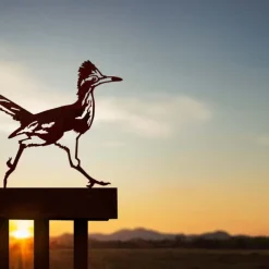 Birds Metal Garden Art Decor, Funny Metal Wall Sculptures Weatherproof Wrought Iron Art Sign Outdoor Garden Farmhouse Decor Wall Decor