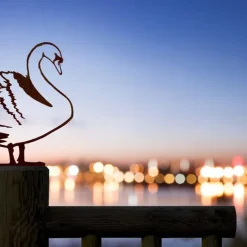 Birds Metal Garden Art Decor, Funny Metal Wall Sculptures Weatherproof Wrought Iron Art Sign Outdoor Garden Farmhouse Decor Wall Decor