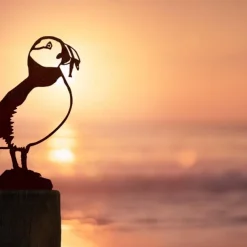 Birds Metal Garden Art Decor, Funny Metal Wall Sculptures Weatherproof Wrought Iron Art Sign Outdoor Garden Farmhouse Decor Wall Decor