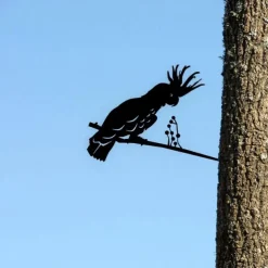 Birds Metal Garden Art Decor, Funny Metal Wall Sculptures Weatherproof Wrought Iron Art Sign Outdoor Garden Farmhouse Decor Wall Decor