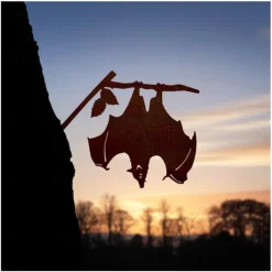 Birds Metal Garden Art Decor, Funny Metal Wall Sculptures Weatherproof Wrought Iron Art Sign Outdoor Garden Farmhouse Decor Wall Decor