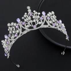 Birthday Party Crystal Rhinestones Crown for Birthday Queens and Princesses for Hair Accessories