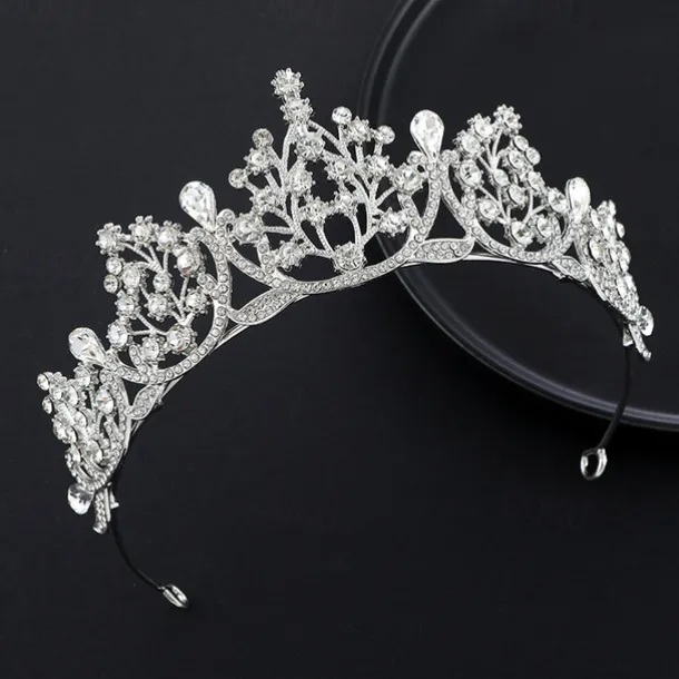 Birthday Party Crystal Rhinestones Crown for Birthday Queens and Princesses for Hair Accessories