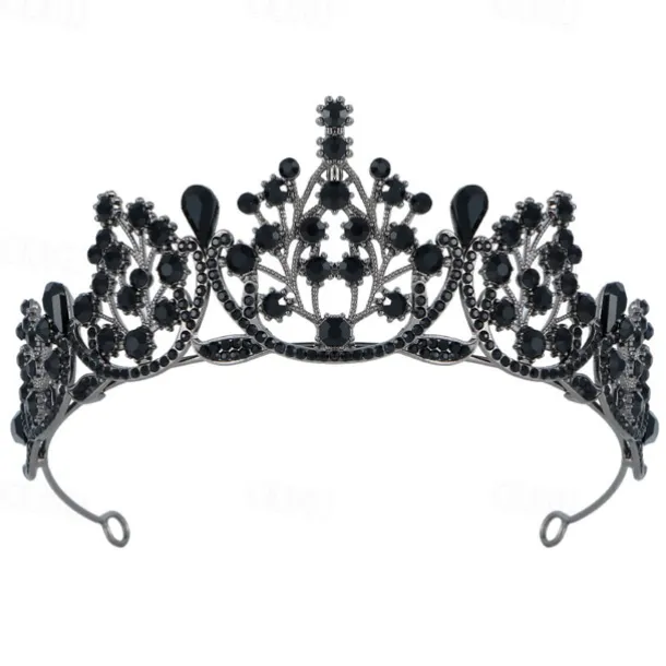 Birthday Party Crystal Rhinestones Crown for Birthday Queens and Princesses for Hair Accessories