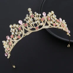 Birthday Party Crystal Rhinestones Crown for Birthday Queens and Princesses for Hair Accessories