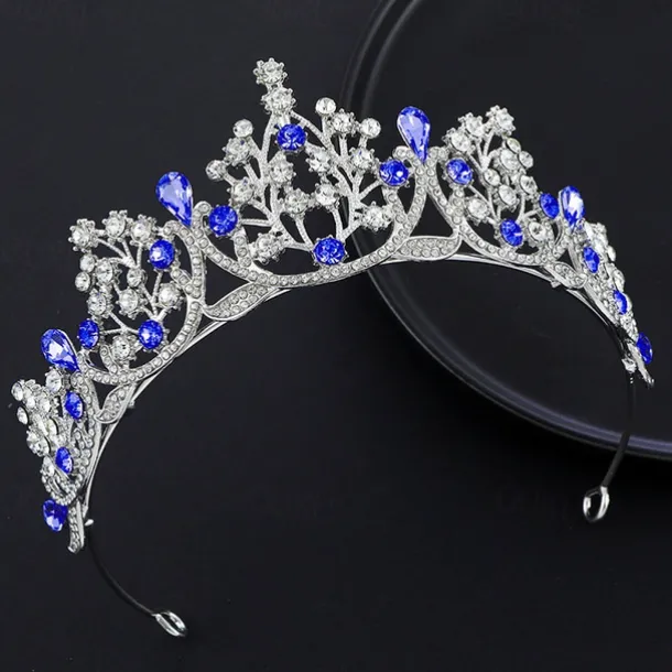 Birthday Party Crystal Rhinestones Crown for Birthday Queens and Princesses for Hair Accessories