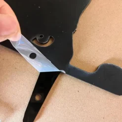 Black Acrylic Peeping Cat Garden Wooden Stake Decoration Cat Head Silhouette Waterproof Outdoor Card Insertion Suitable for Halloween Courtyard Decoration Fence Decoration Available All Seasons 1PC