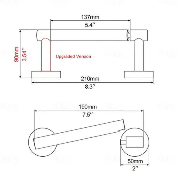 Black Toilet Paper Holder Bathroom Flexible Pivoting Tissue Handle on Wall Mounted, SUS 304 Stainless Steel Adjustable TP Large Mega Roll Holder for Wooden Cabinet Classic Matte