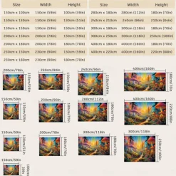 Blacklight Tapestry UV Reactive Glow in the Dark Glow Party Neon Mushroom Pathway Landscape Psychedelic Trippy Misty Hanging Tapestry Wall Art Mural for Living