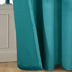 Blackout Curtain Drapes Velvet Farmhouse Grommet/Eyelet IKEA Series Curtain Panels For Living Room Bedroom Door Kitchen Window Treatments Thermal Insulated Room Darkening