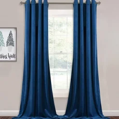 Blackout Curtain Drapes Velvet Farmhouse Grommet/Eyelet IKEA Series Curtain Panels For Living Room Bedroom Door Kitchen Window Treatments Thermal Insulated Room Darkening
