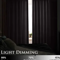 Blackout Curtain Drapes Velvet Farmhouse Grommet/Eyelet IKEA Series Curtain Panels For Living Room Bedroom Door Kitchen Window Treatments Thermal Insulated Room Darkening