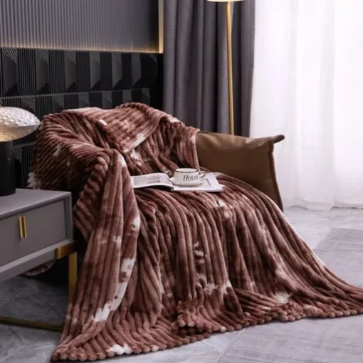 Blanket for Beds Tie Dyeing Warm Manta Single/Queen/King Flannel Fleece Thow Blanket Thick Warm Plaids for Bedroom Sofa