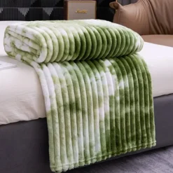 Blanket for Beds Tie Dyeing Warm Manta Single/Queen/King Flannel Fleece Thow Blanket Thick Warm Plaids for Bedroom Sofa