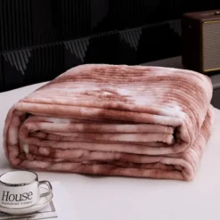 Blanket for Beds Tie Dyeing Warm Manta Single/Queen/King Flannel Fleece Thow Blanket Thick Warm Plaids for Bedroom Sofa