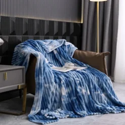 Blanket for Beds Tie Dyeing Warm Manta Single/Queen/King Flannel Fleece Thow Blanket Thick Warm Plaids for Bedroom Sofa