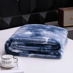 Blanket for Beds Tie Dyeing Warm Manta Single/Queen/King Flannel Fleece Thow Blanket Thick Warm Plaids for Bedroom Sofa