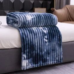 Blanket for Beds Tie Dyeing Warm Manta Single/Queen/King Flannel Fleece Thow Blanket Thick Warm Plaids for Bedroom Sofa