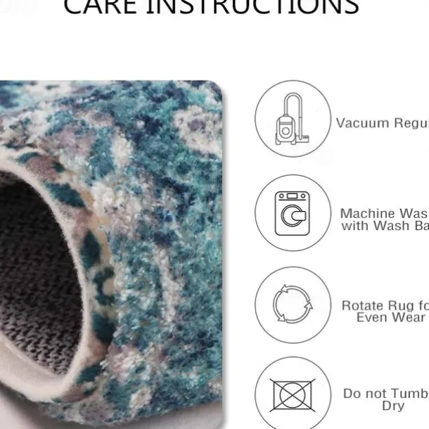 Blue Flower Area Rug Kitchen Mat Non-Slip Oil Proof Floor Mat Livingroom Rug Indoor Outdoor Mat Bedroom Decor Bathroom Mat Entrance Rug Door Mat Bird Tree of Life