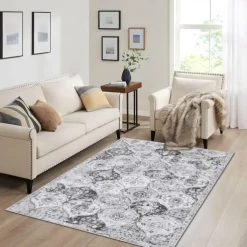 Bohemian Boho Area Rug Kitchen Mat Non-Slip Oil Proof Floor Mat Livingroom Rug Indoor Outdoor Mat Bedroom Decor Bathroom Mat Entrance Rug Door Mat