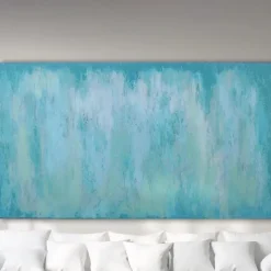 Boho Art Heavy Texture Painting hand painted Brown Abstract Art Nordic Art oil painting handmade Blue Brown Beige 3D Textured Art Original Painting Wall Art painting
