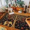 Boho Elephants Area Rug Kitchen Mat Non-Slip Oil Proof Floor Mat Livingroom Rug Indoor Outdoor Mat Bedroom Decor Bathroom Mat Entrance Rug Door Mat