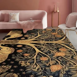 Boho Elephants Area Rug Kitchen Mat Non-Slip Oil Proof Floor Mat Livingroom Rug Indoor Outdoor Mat Bedroom Decor Bathroom Mat Entrance Rug Door Mat