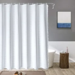 Boho Farmhouse Shower Curtain Set 180cm*180cm(70