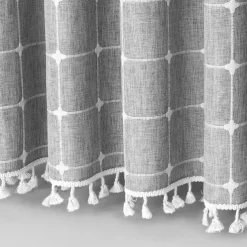 Boho Farmhouse Shower Curtain Set 180cm*180cm(70