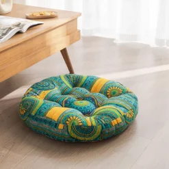 Boho Floor Pillow,Square Floor Seat Cushions Tatami Large Meditation Cushion for Adults, Square Pillows Seating for Yoga Living Room Home Decor, Memory Foam Added