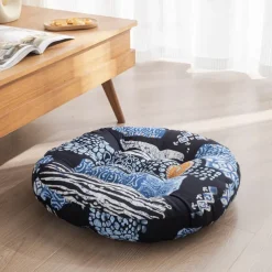 Boho Floor Pillow,Square Floor Seat Cushions Tatami Large Meditation Cushion for Adults, Square Pillows Seating for Yoga Living Room Home Decor, Memory Foam Added