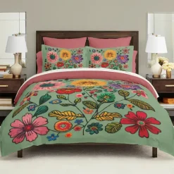 Botanical Floral Duvet Cover Set - Includes Duvet Cover and Pillowcases - Elegant Nature-Inspired Design - Soft and Comfortable Fabric - Perfect for Bedroom Decor