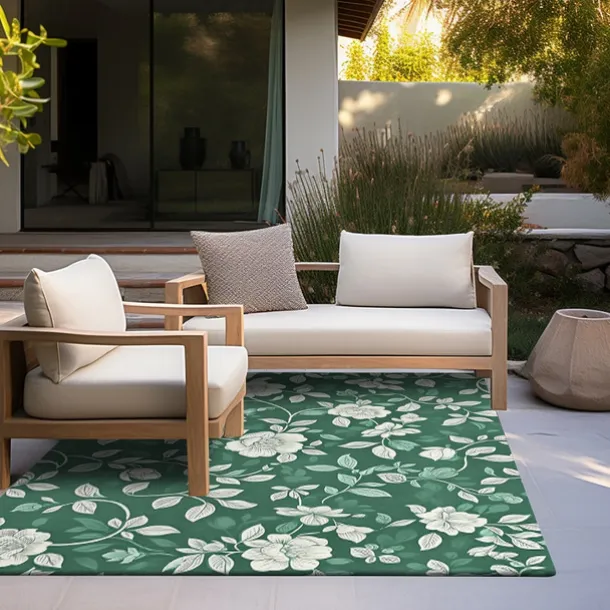 Botanical Green Area Rug Kitchen Mat Non-Slip Oil Proof Floor Mat Livingroom Rug Indoor Outdoor Mat Bedroom Decor Bathroom Mat Entrance Rug Door Mat Bird Tree of Life