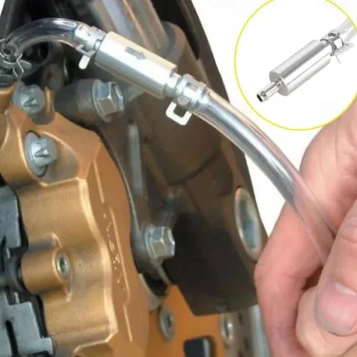 Brake Bleeder Hose One Way Check Valve, Hydraulic System Bleedingbrake Bleeder Hose, One Way Check Valve Tube Bleeding Tool Kit for Car Motorcyle Clutch