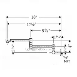 Brass Kitchen Faucet, Wall Mounted Pot Filler Single Handle One Hole Nickel Brushed Rotatable and Pre Rinse Kitchen Taps with Cold Water Only
