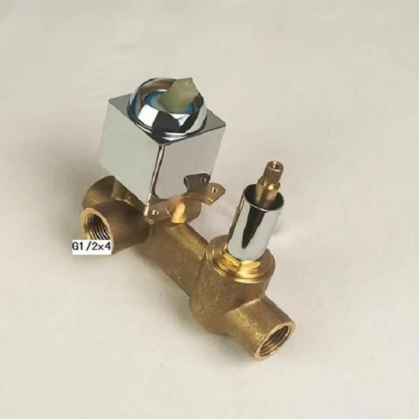 Brass Shower Set,Rainfall Country Chrome Wall Mounted Mixer Taps Single Handle Four Holes Shower Faucets with Ceramic Valve