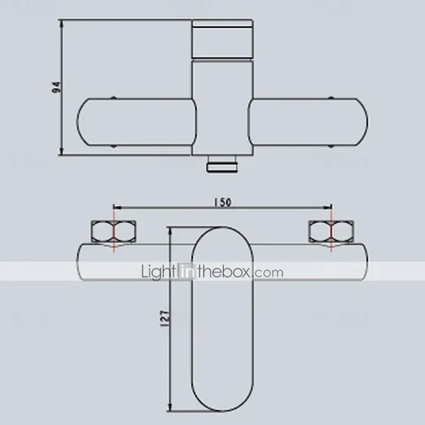 Brass Shower System Faucet Combo Set, Wall Mounted Tub and Bath Shower Mixer Taps Chrome Shower Ceramic Valve with Hot and Cold Water