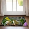 Breaking Egg Easter Doormat Floor Mats Washable Rugs Kitchen Mat Non-Slip Oil Proof Rug Indoor Outdoor Mat Bedroom Decor Bathroom Mat Entrance Rug
