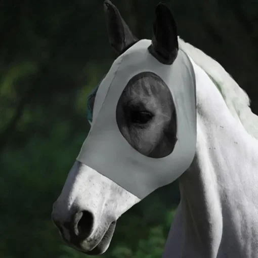 Breathable Horse Fly Mask With Ear, Mosquito Protection Mask, Horseback Riding Equestrian Equipment