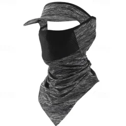 Breathable Sunscreen Ice Silk Face Mask with Neck Gaiter for Outdoor Activities