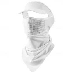 Breathable Sunscreen Ice Silk Face Mask with Neck Gaiter for Outdoor Activities