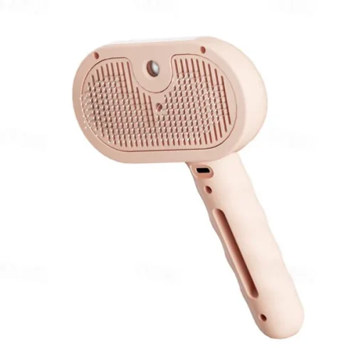 Brush for Dogs, 3 in 1 Water Dog Brush with Water Tank and Release Button, Steam Dog Brush for Shedding Matted Hair, Misty Water Brush for Dogs Cats, Misty Spray Cat Brush
