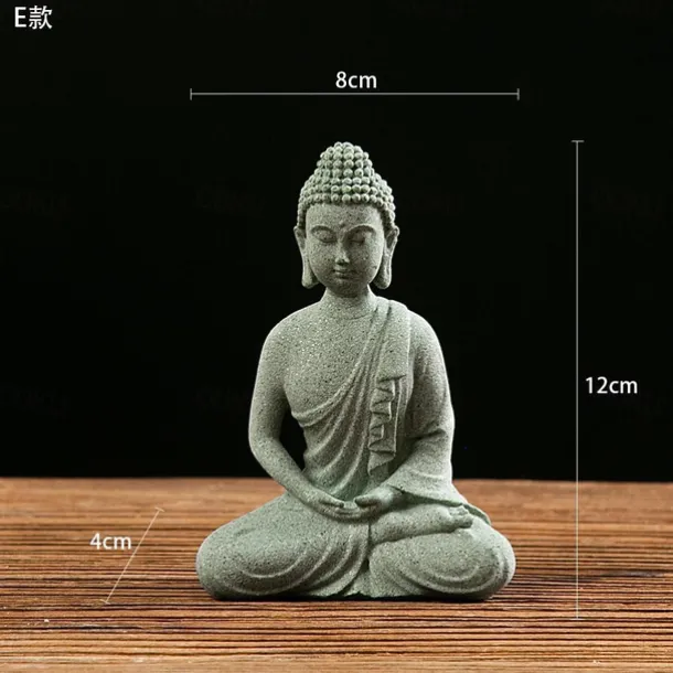 Buddha Statue - Perfect for Zen Garden, Fish Aquarium, Yoga, Bonsai & More - Spiritual Feng Shui Decoration & Lucky Tea Man Ornaments