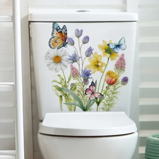 Butterfly Sticker Warm Bedroom Sticker Window Sticker Background Wall Decoration Toilet Sticker Tile Toilet Sticker Christmas Decoration Sticker