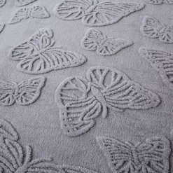 Butterfly Tuff Velvet Bed Blanket - Luxuriously Soft and Elegant - Intricate Butterfly Design for a Touch of Nature - Cozy and Warm for All-Season Comfort - High-Quality, Durable Velvet Fabric