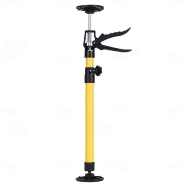 Cabinet Jack Support Pole Quick Adjustable Support Pole Telescopic Steel Rod for Drywall, Cabinets, Crown Moldings, and More - Expands from 45.3 to 114.7 Inches