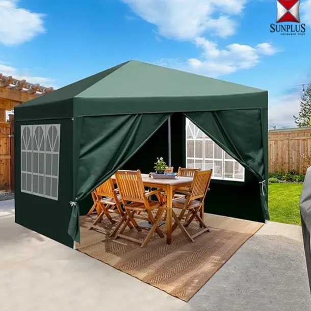 Canopy Tent with Waterproof Commercial Instant Gazebo Tent, Outdoor Canopy Tent, Party Tent for Parties/exhibitions/picnics with Carry Bag