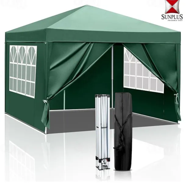 Canopy Tent with Waterproof Commercial Instant Gazebo Tent, Outdoor Canopy Tent, Party Tent for Parties/exhibitions/picnics with Carry Bag
