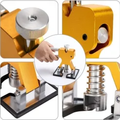 Car Dent Puller Kit – Paintless Dent Repair Tool, Body Dent Removal Kit with Puller Tabs, Mats for Minor Auto Damage Fix